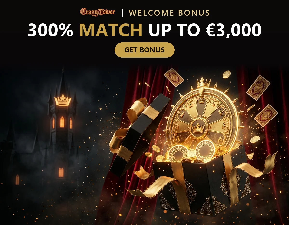 gift-box-opening-with-a-golden-wheel-of-fortune-for-the-crazy-tower-casino-welcome-bonus