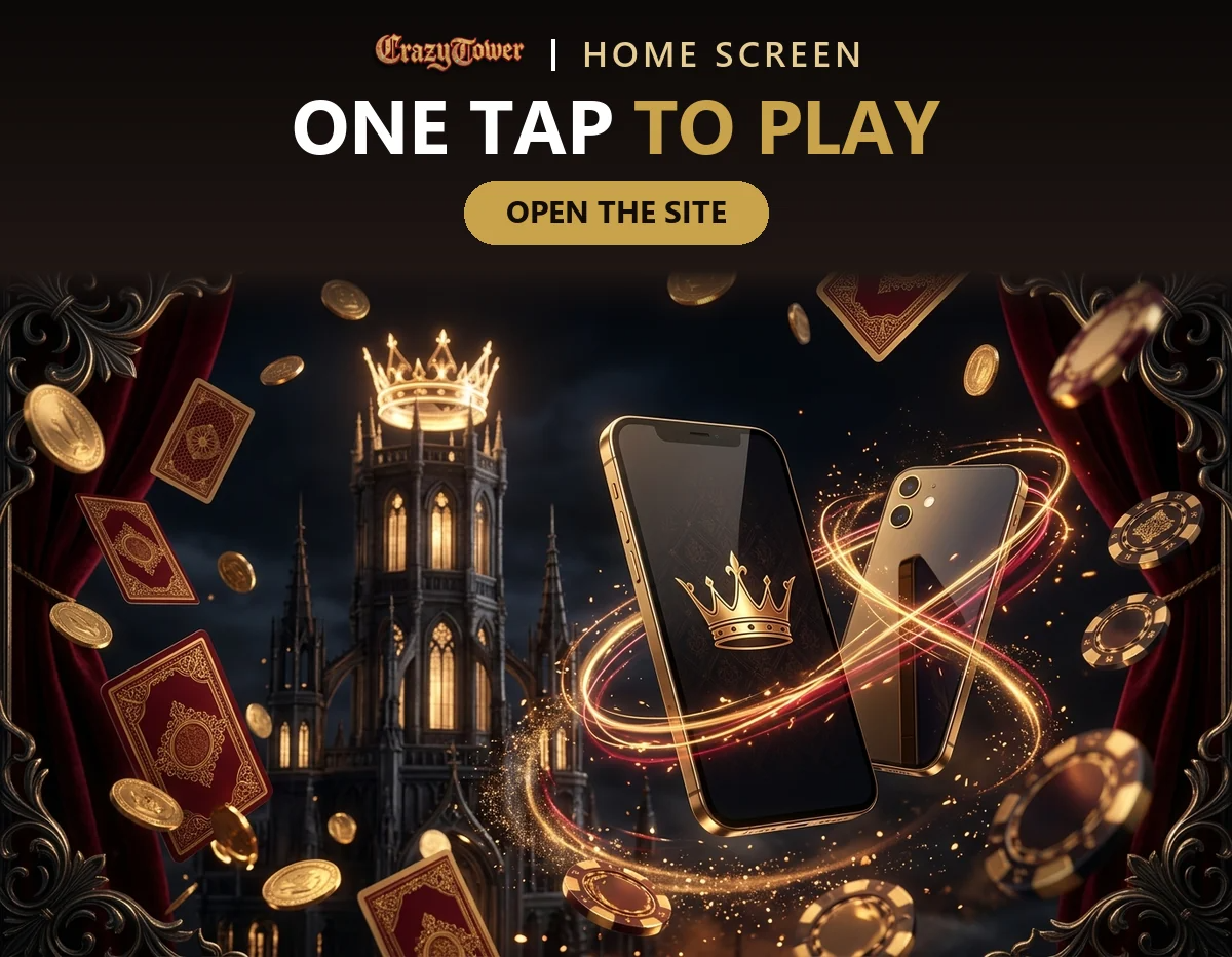 smartphone-with-a-golden-crown-icon-on-its-home-screen-in-front-of-a-gothic-tower